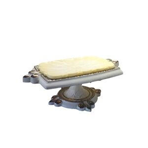 Vintage Metal America Carriage House Soap Pedestal Dish